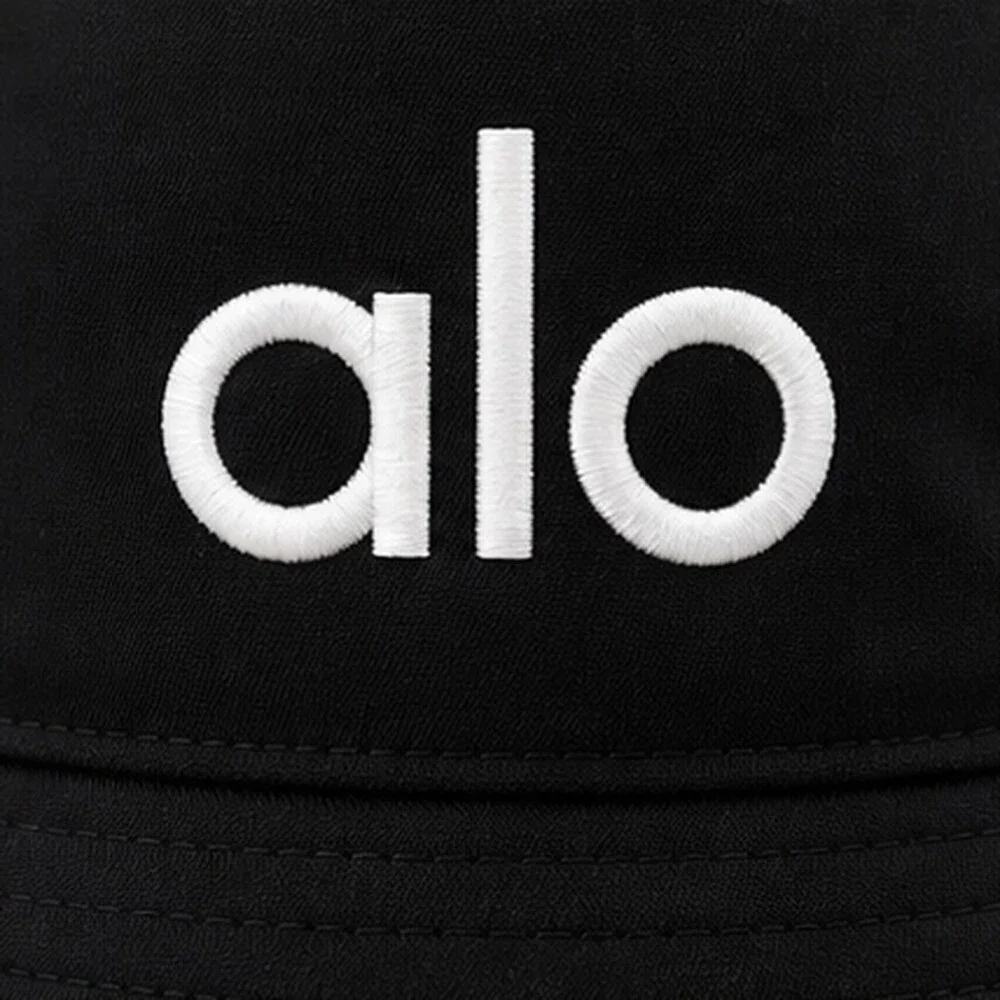 ALO Yoga Black Workout Bucket Hat Sporty